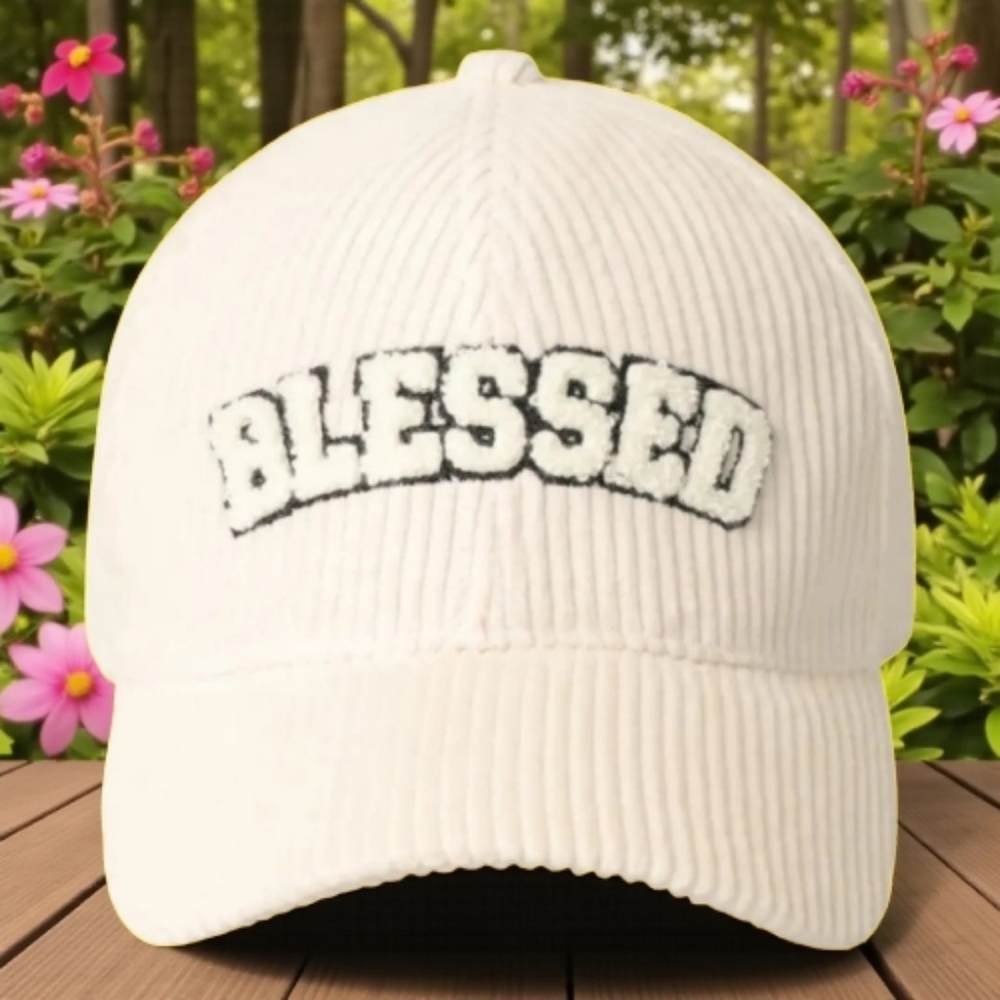 Blessed - Baseball Cap (Off White)